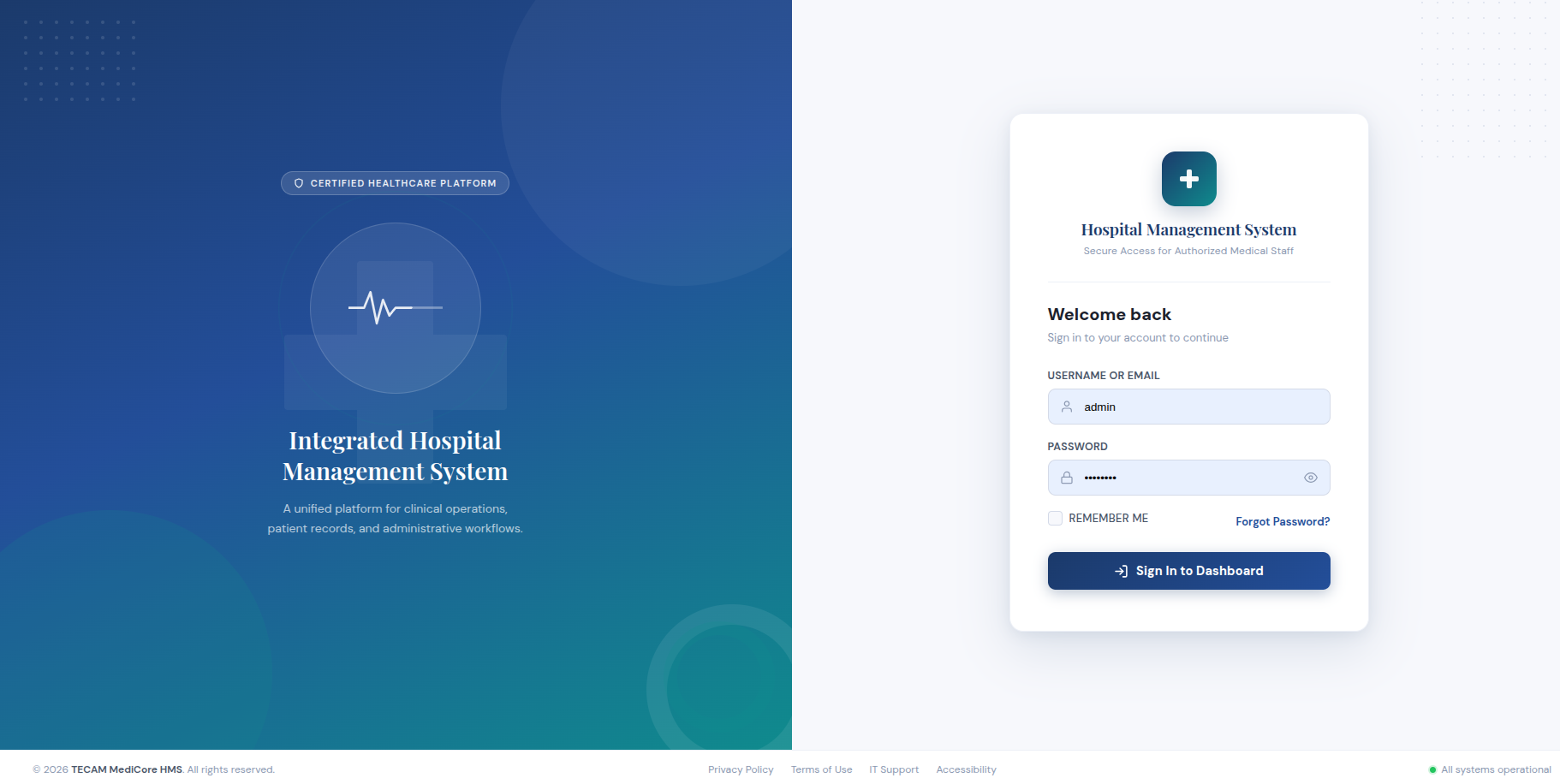 Smart Hospital Saas