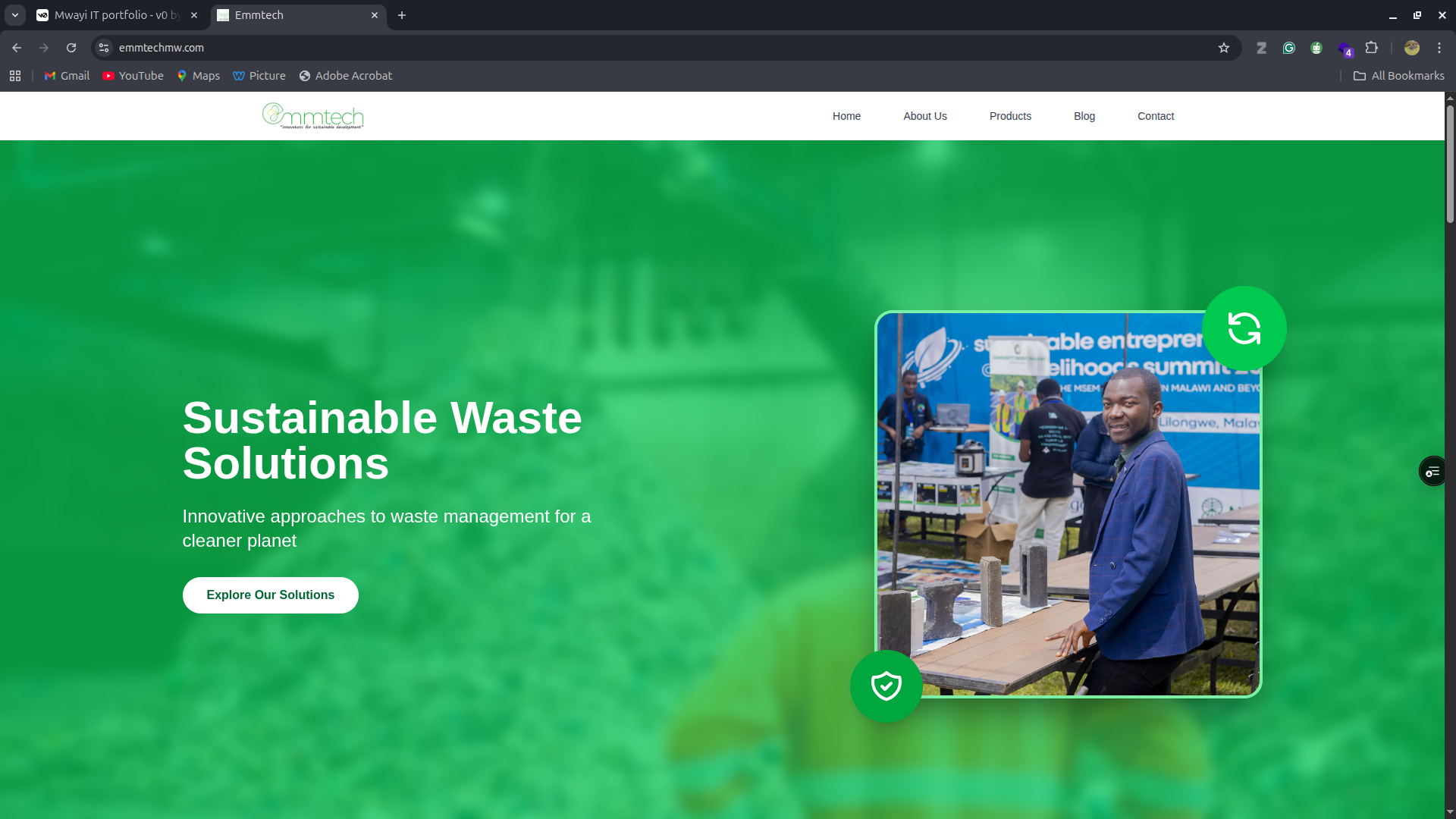 Emmtech Waste Management Website